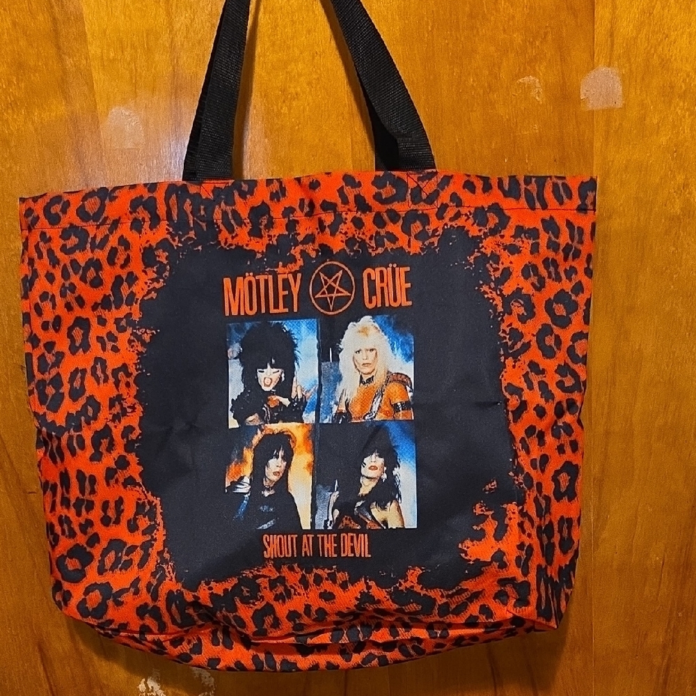 Motley Crue Shout At The Devil Large Tote Bag